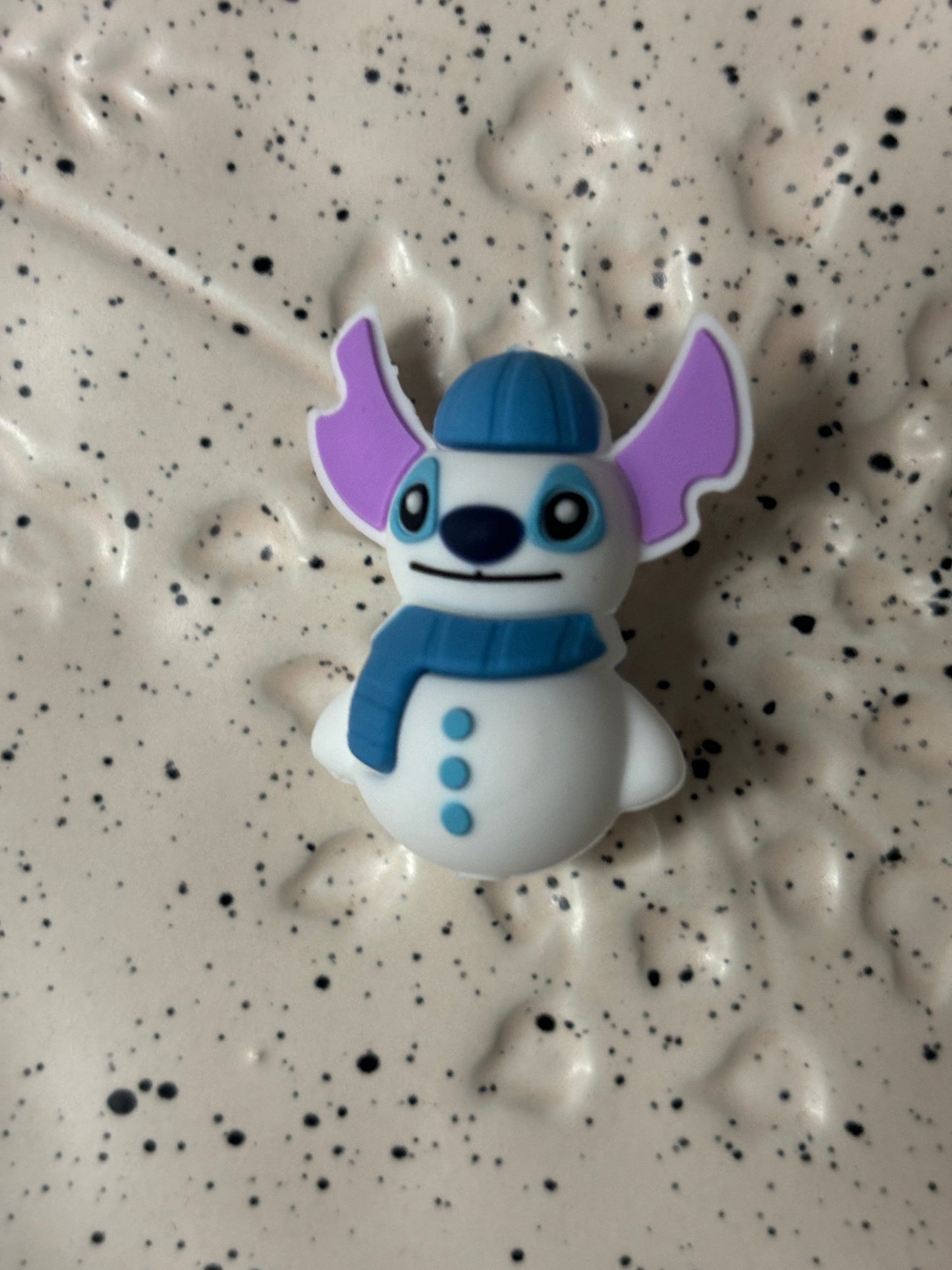 Disney - Stitch Snowman 3D Silicone Focal - Bead Sister Collab