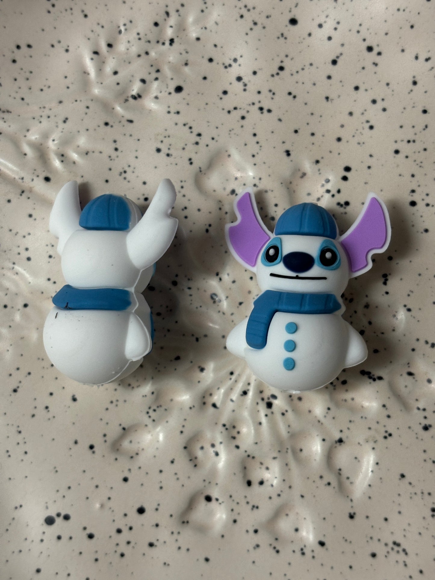 Disney - Stitch Snowman 3D Silicone Focal - Bead Sister Collab