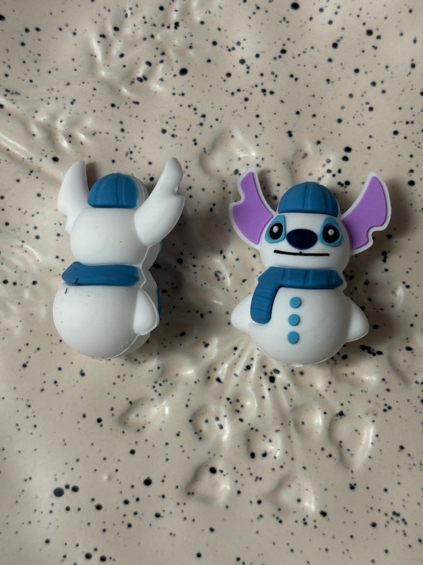 Disney - Stitch Snowman 3D Silicone Focal - Bead Sister Collab