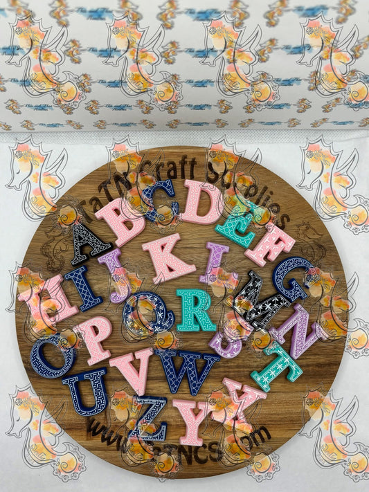 Alphabet Series Full Set A-Z Silicone Focal ~ Collab with RD Creations