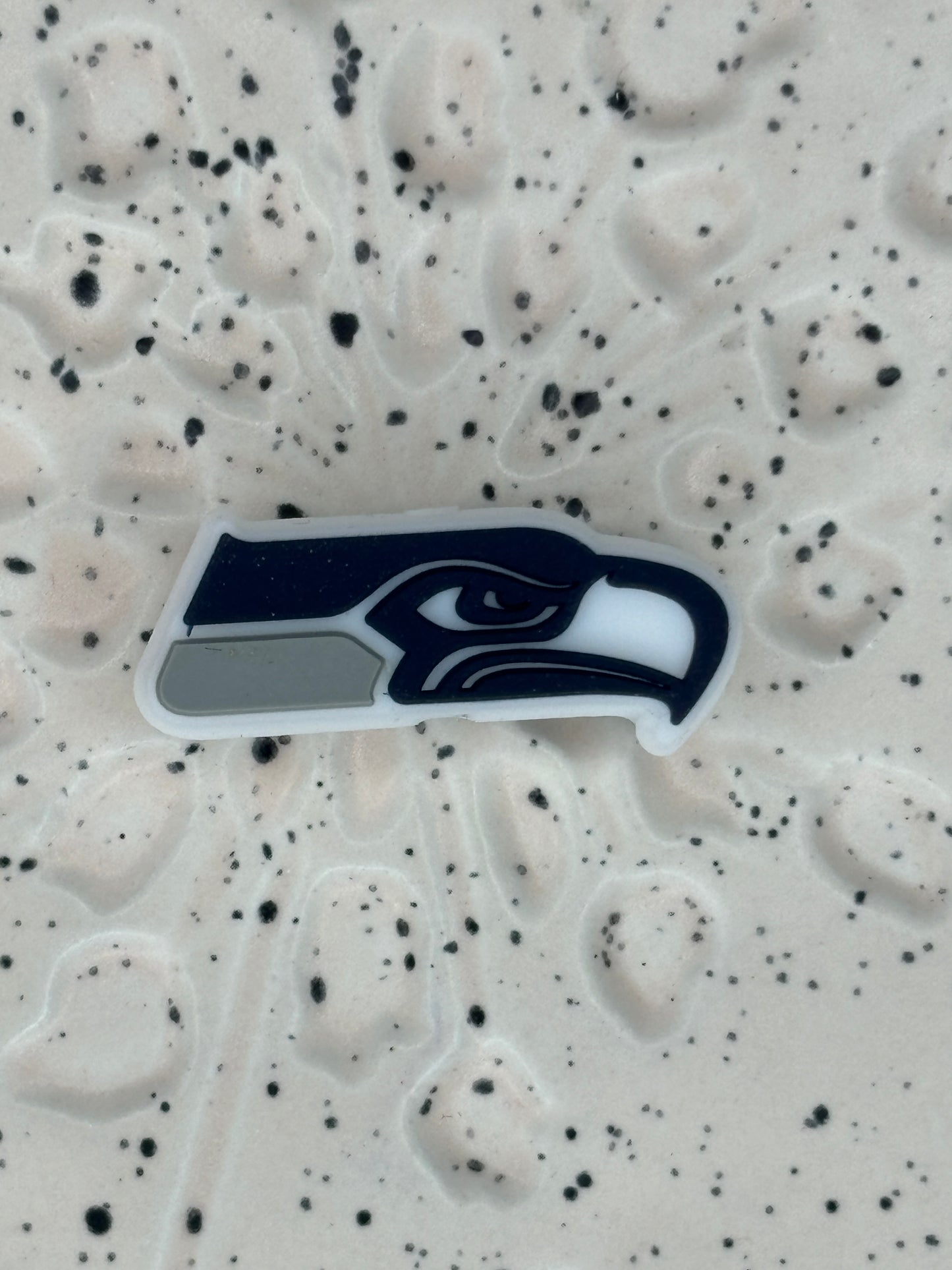 Football - Seattle Seahawks Silicone Focal - RD Creations Collab ~ WILL NOT RESTOCK