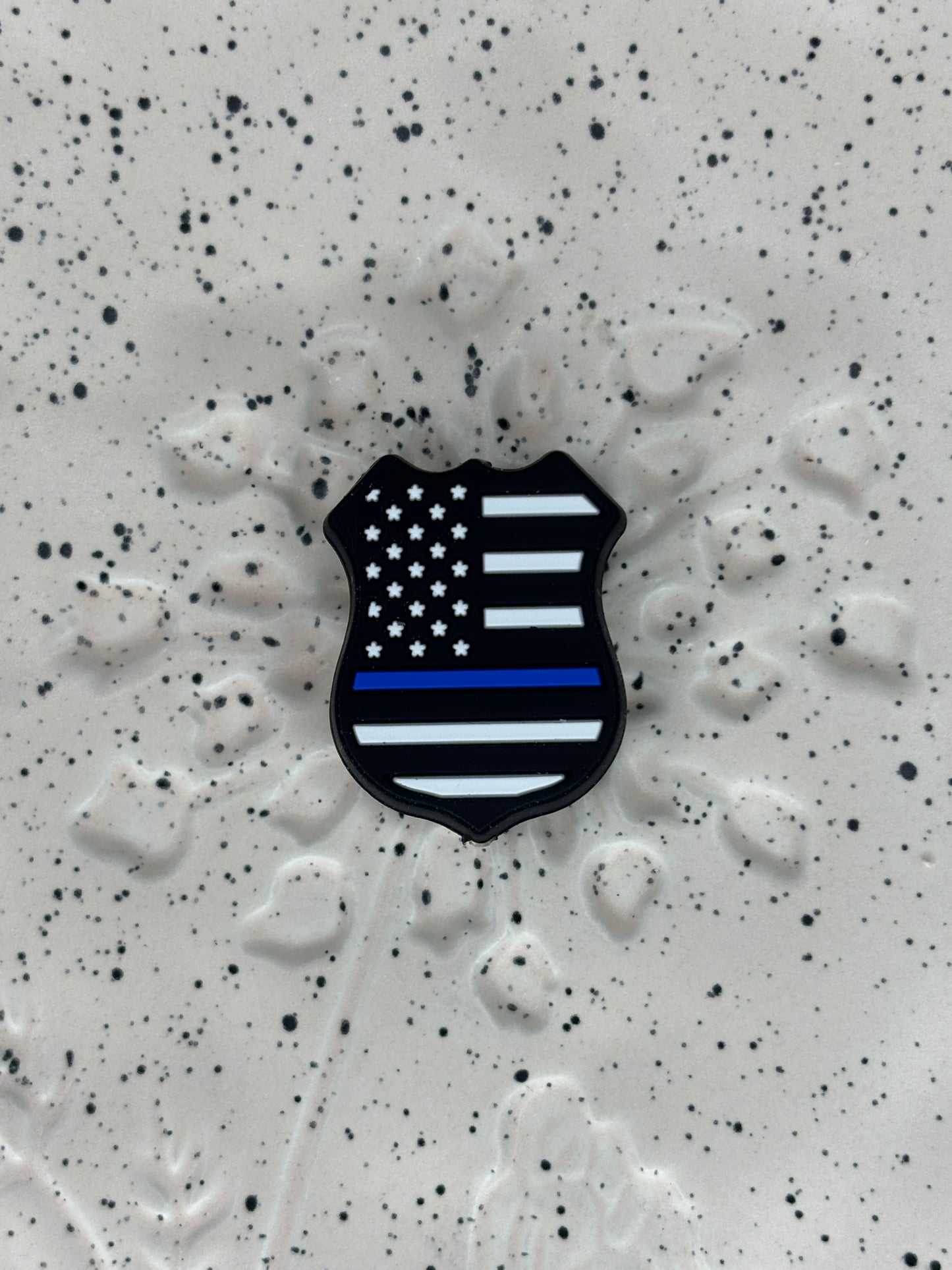 Profession - Police -Thin Blue Line Badge Silicone Focal Exclusive