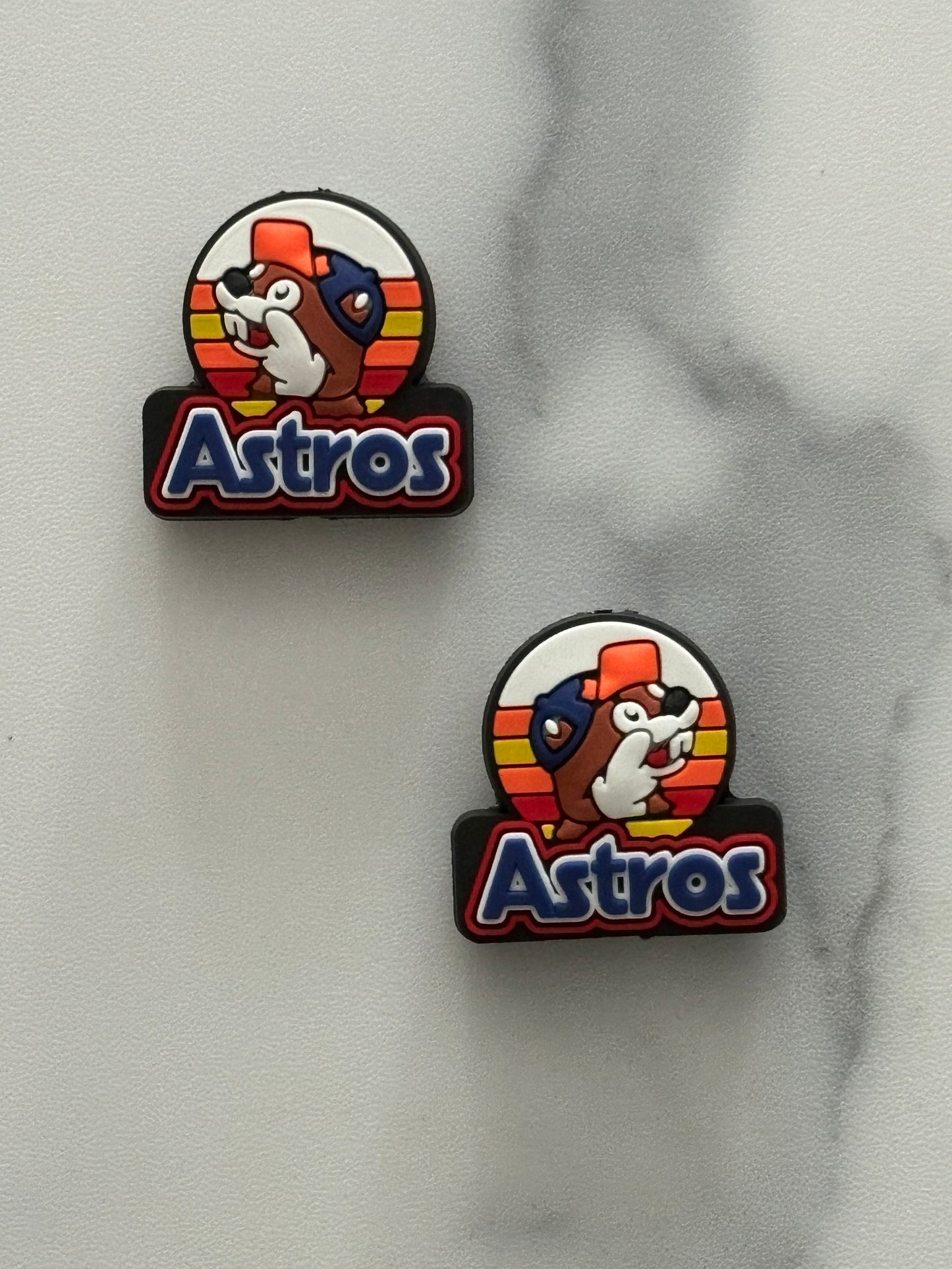 Baseball - Houston Astros Bucee's PVC Focal - Bead Sister Collab