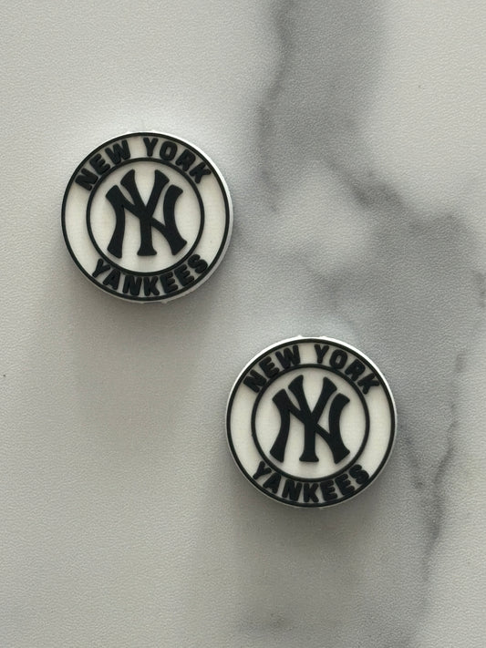 Baseball - New York Yankees PVC Focal - Bead Sister Collab