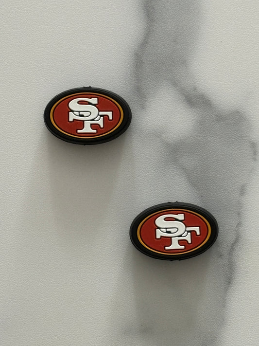 Football - San Francisco 49ers Silicone Focal - Bead Sister Collab