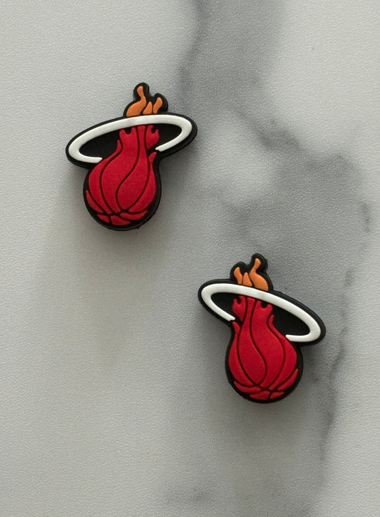 Basketball - Miami Heat Flame PVC Focal