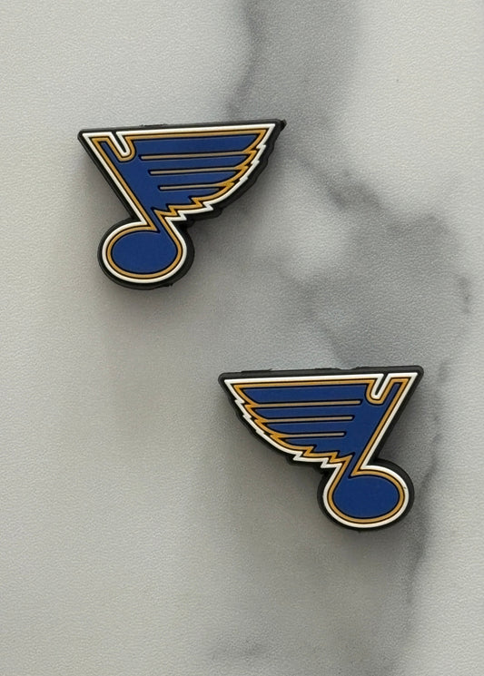 Hockey - St Louis Blues Silicone Focal - Bead Sister Collab