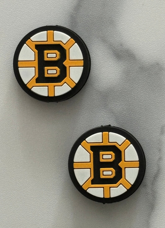 Hockey - Bruins Silicone Focal - Bead Sister Collab