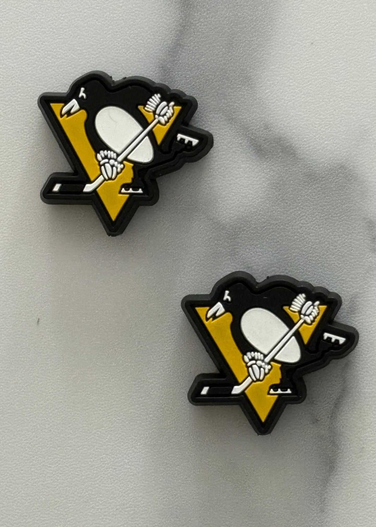 Hockey - Pittsburgh Penguins Silicone Focal - Bead Sister Collab