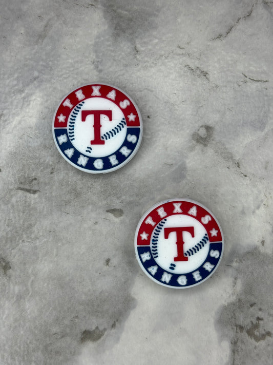 Baseball - Texas Rangers PVC Focal - Bead Sister Collab