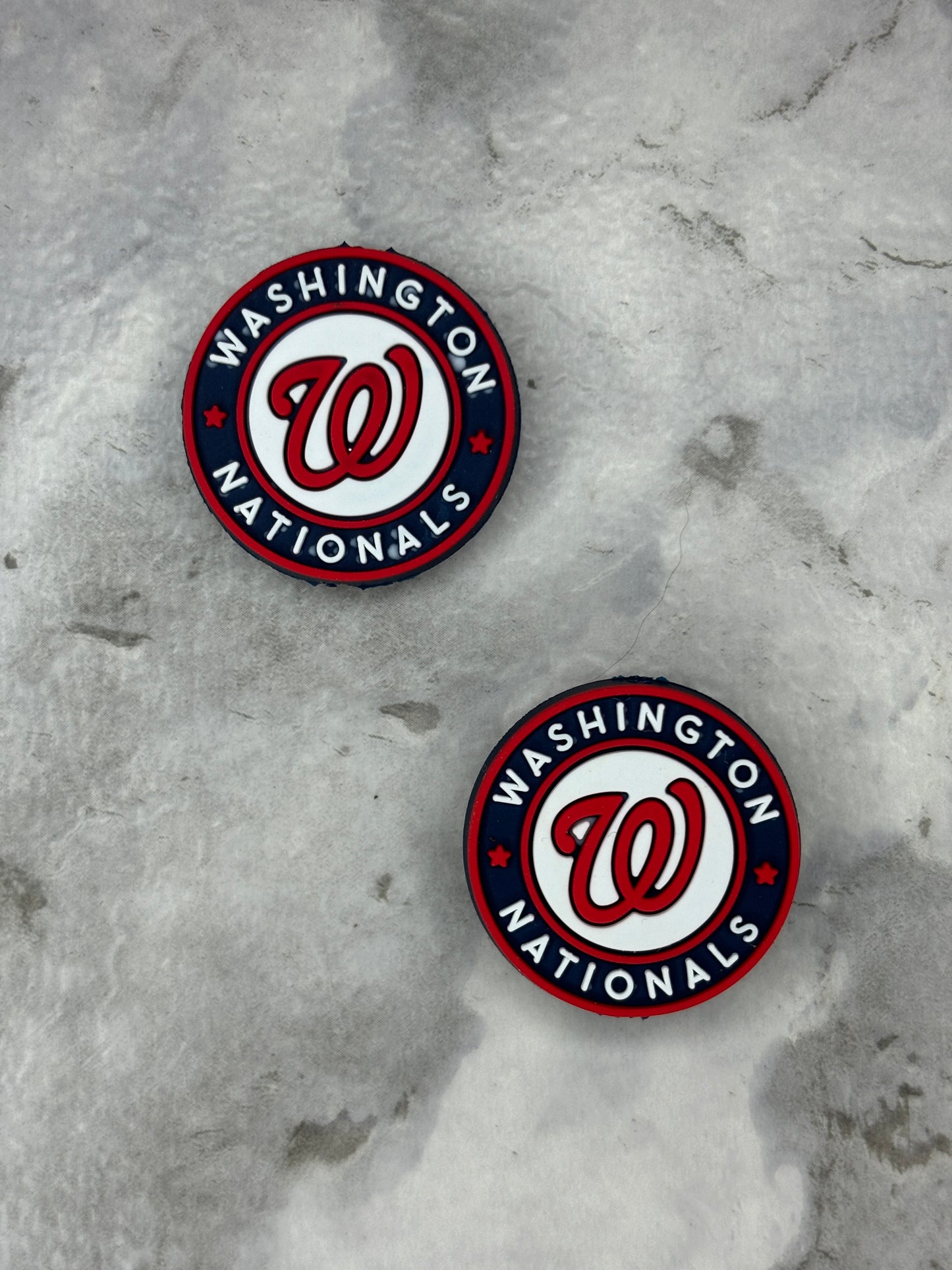 Baseball - Washington Nationals PVC Focal - Bead Sister Collab