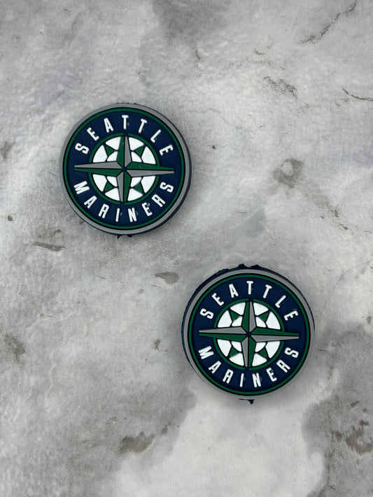 Baseball - Seattle Mariners PVC Focal - Bead Sister Collab