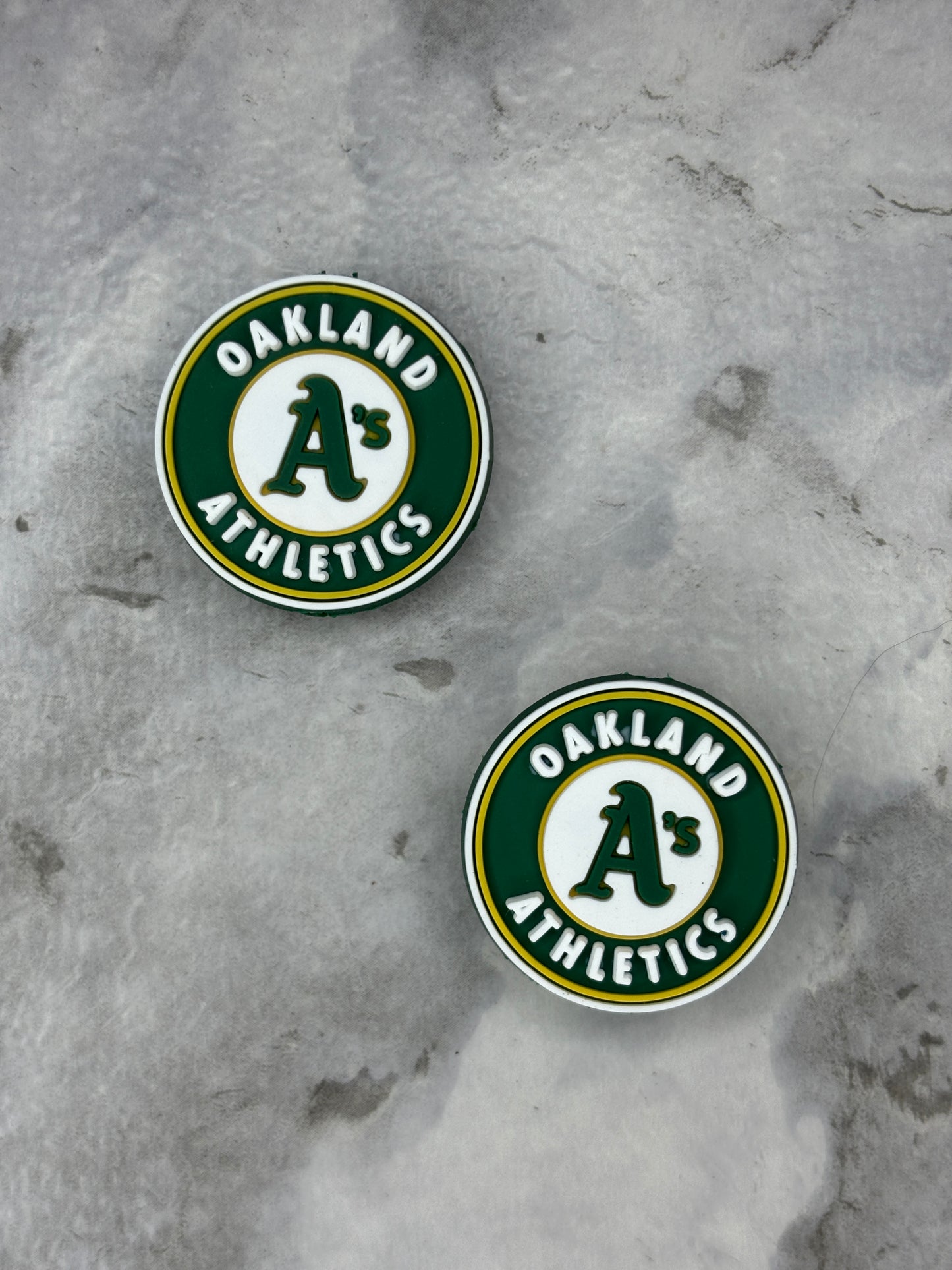 Baseball - Oakland Athletics PVC Focal - Bead Sister Collab