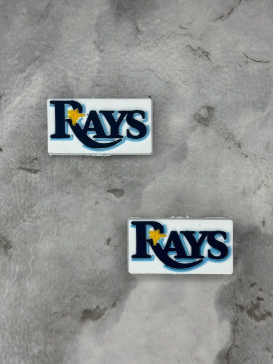 Baseball - Tampa Bay Rays PVC Focal - Bead Sister Collab