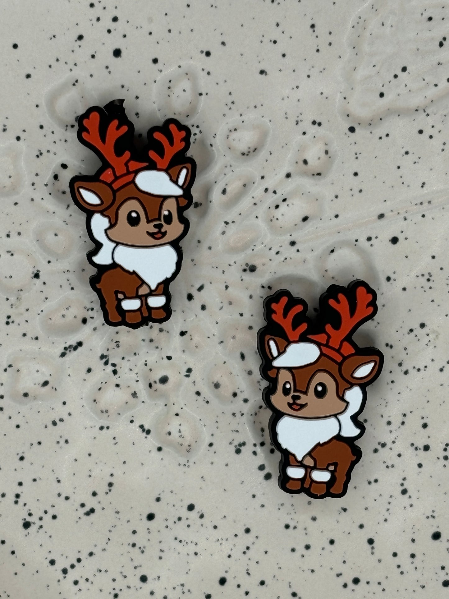 Christmas - Reindeer Silicone Focal