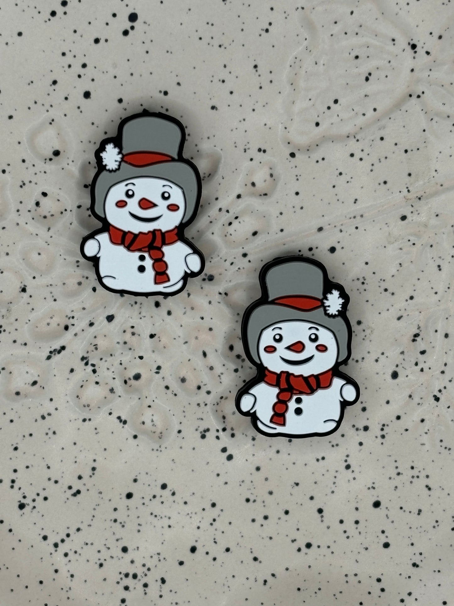 Christmas - Snowman Silicone Focal