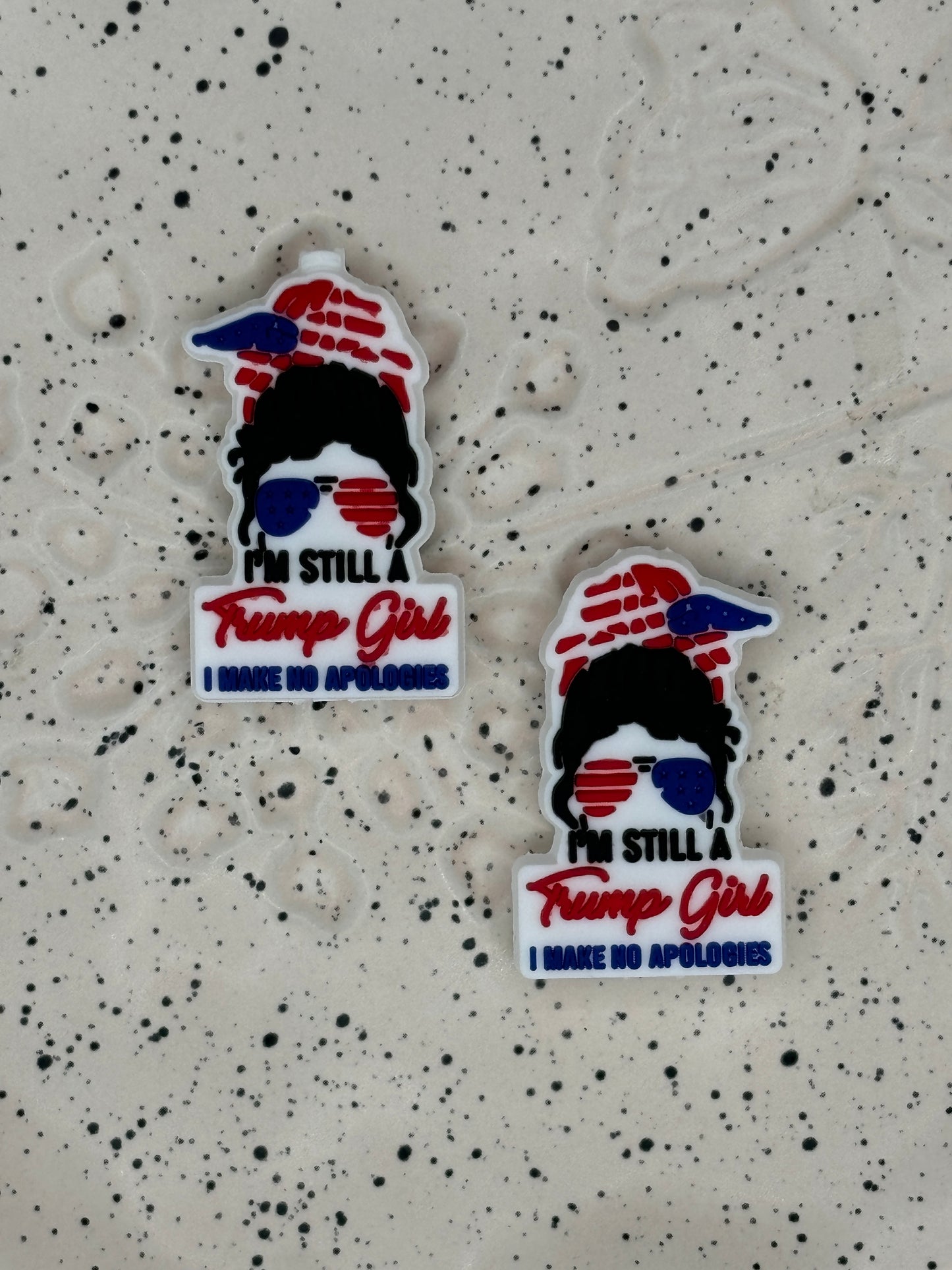 Patriotic - Trump Girl PVC Focal