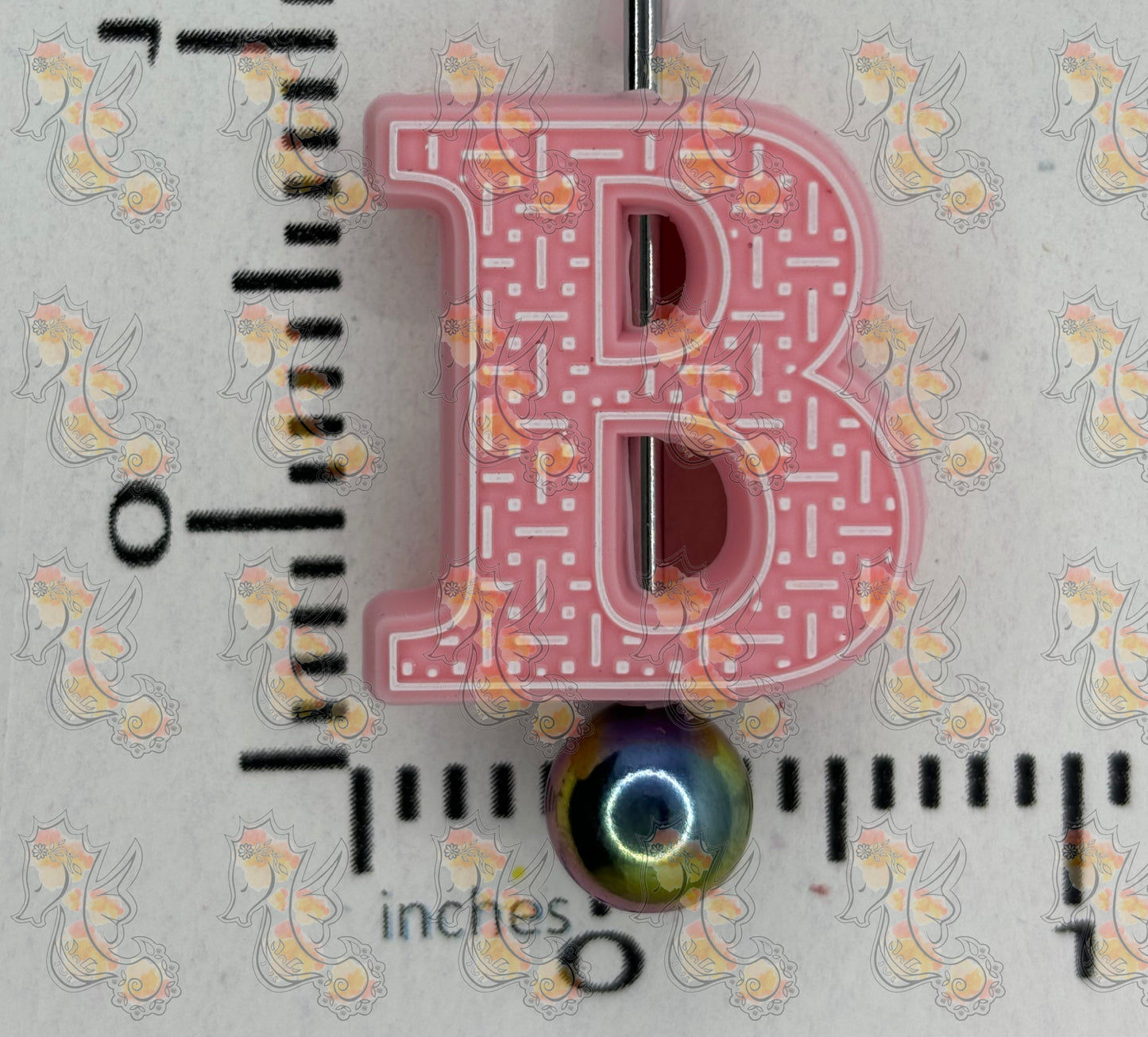 Alphabet B Silicone Focal Collection ~ Collab with RD Creations