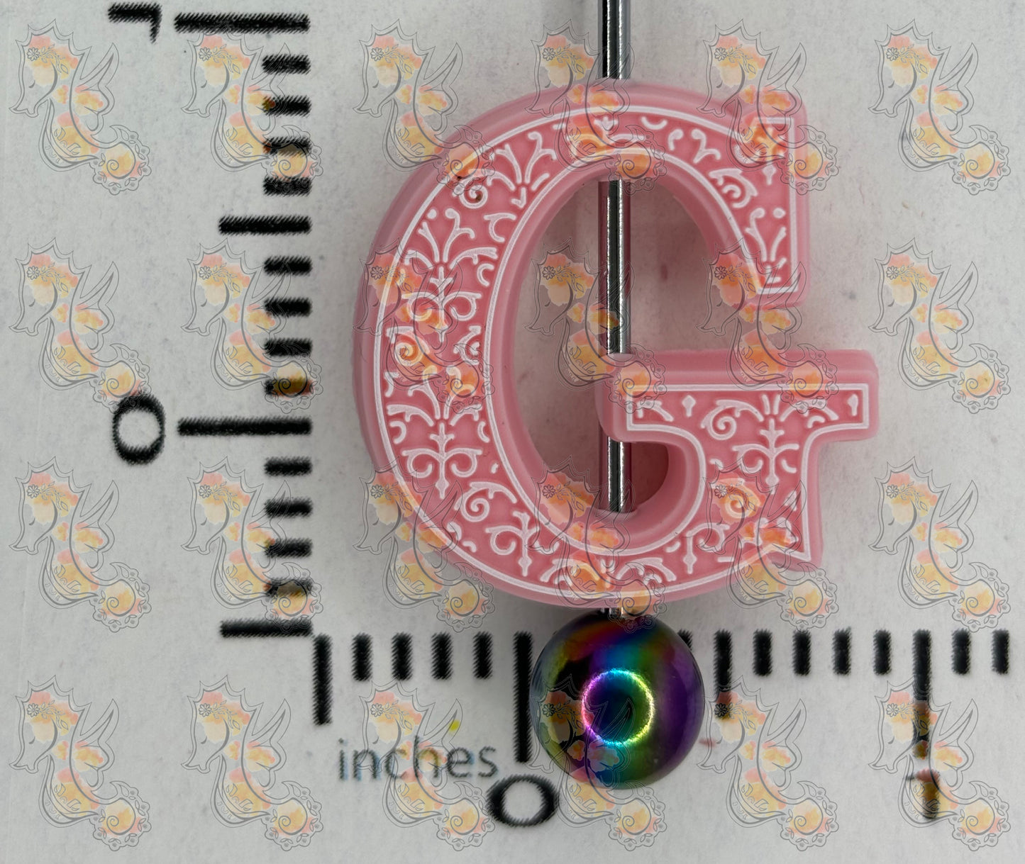 Alphabet G Silicone Focal Collection ~ Collab with RD Creations