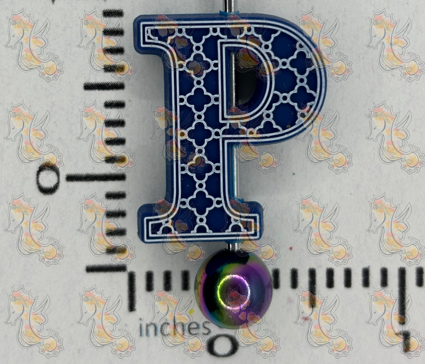 Alphabet P Silicone Focal Collection ~ Collab with RD Creations