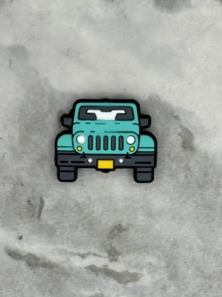 Vroom - Jeep Turquoise Silicone Focal