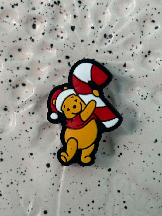 Disney - Christmas - Pooh Silicone Focal