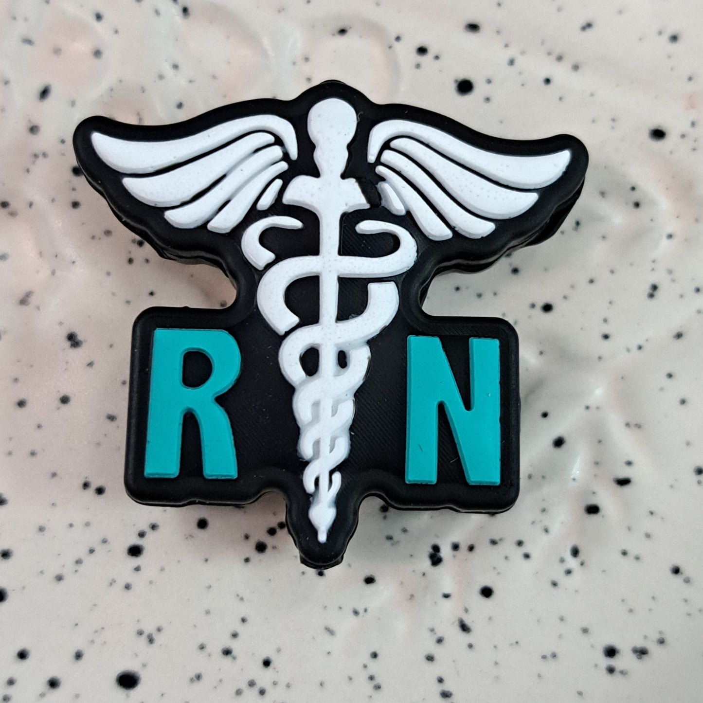 Profession - Medical - RN Teal Silicone Focal