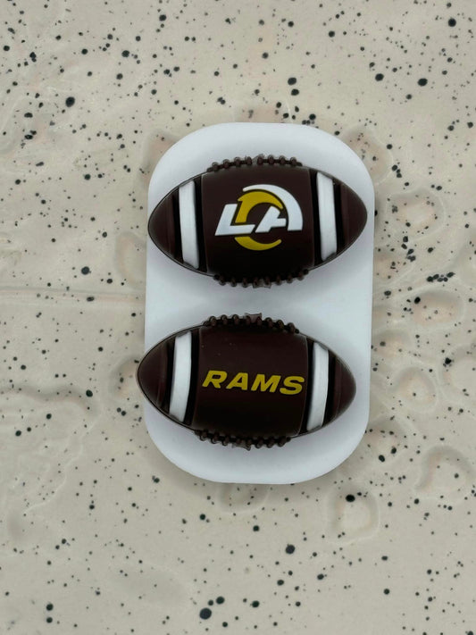 Football - 3D Football Los Angeles Rams Silicone Focal