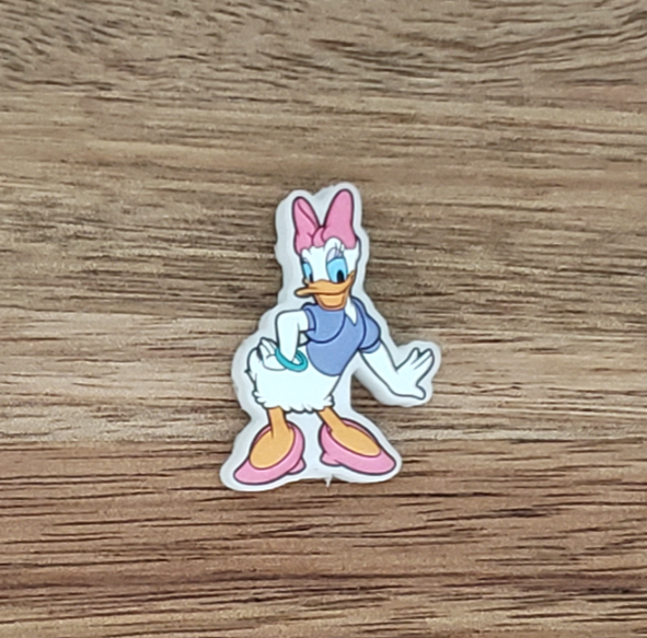 Disney - Daisy Duck Printed Silicone Focal