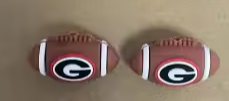 College - 3D Georgia Bulldog Football Silicone Focal