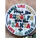 Christmas - Dance Like Frosty Silicone Focal