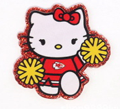 PRESALE Hello Kitty Chiefs Acrylic Flatback ETA 11/18/2024