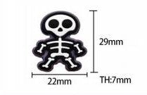 Halloween - Skeleton Aqua Silicone