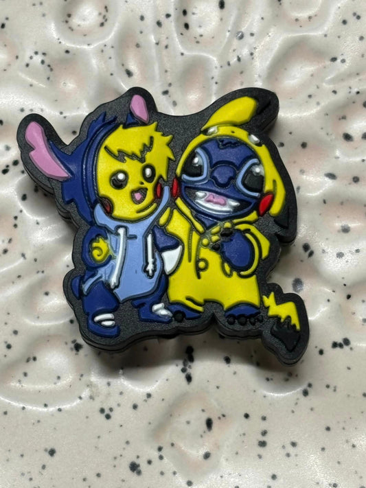 Disney - Stitch and Pika Silicone Focal