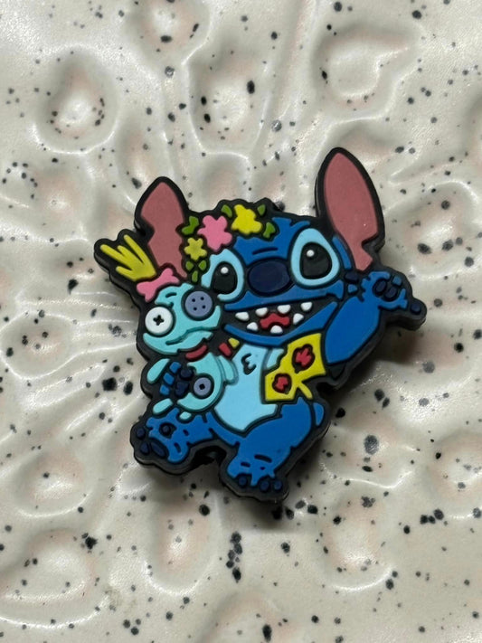 Disney - Stitch Hawaiian Shirt Silicone Focal