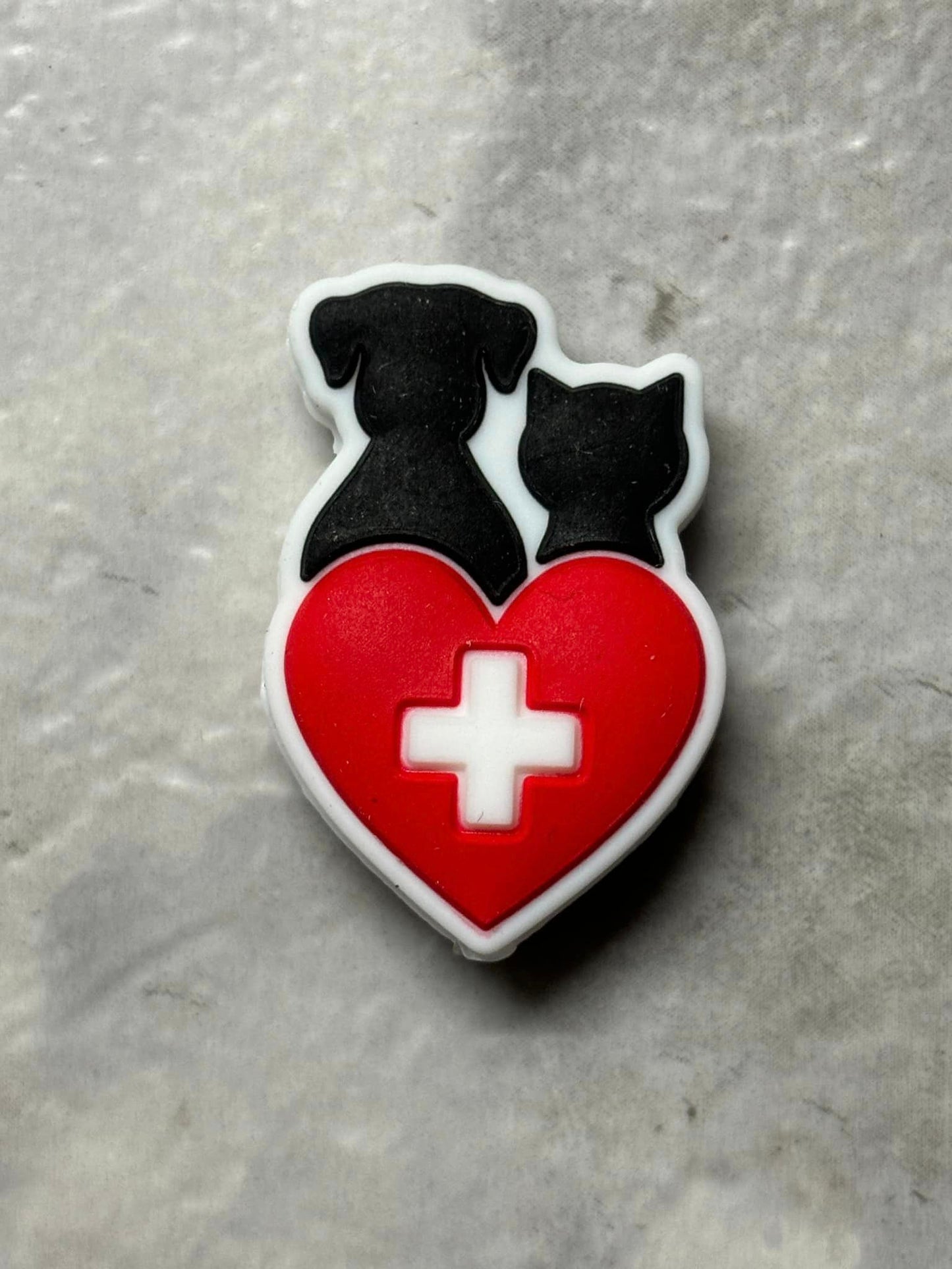 Profession - Veterinarian Dog and Cat Beadable Focal