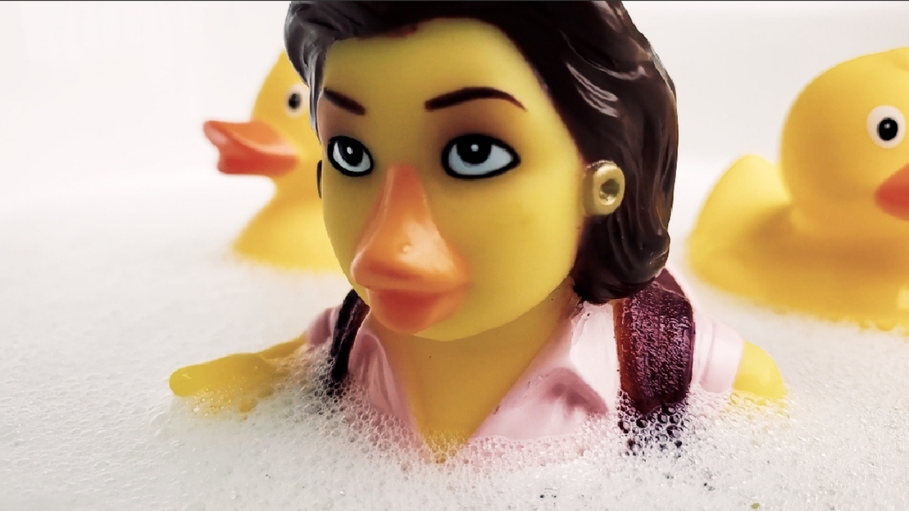 Queen of Soak – R-E-S- PECK Bath Toy Rubber Duck