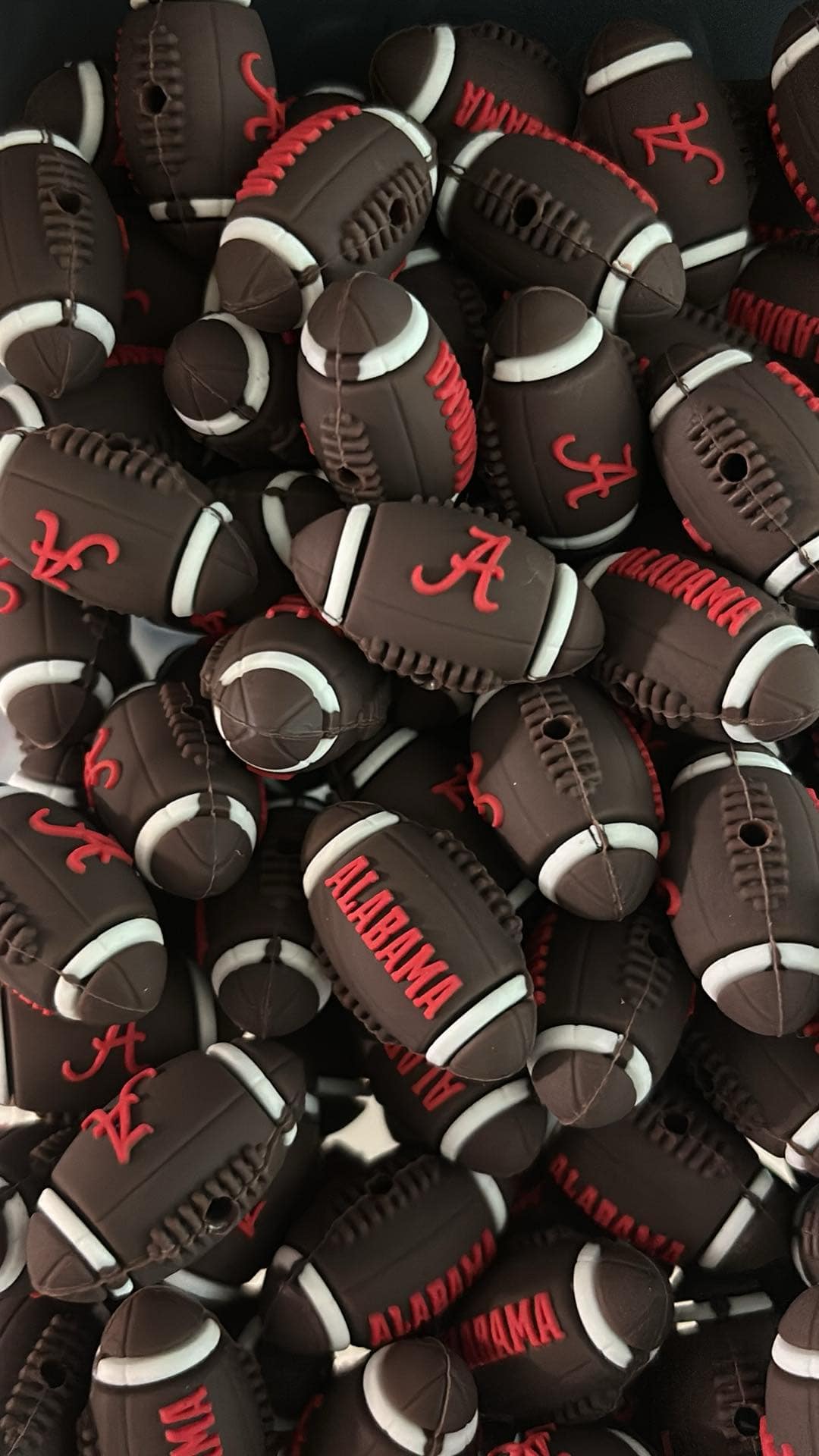 College - 3D Alabama Tide Football Silicone Focal