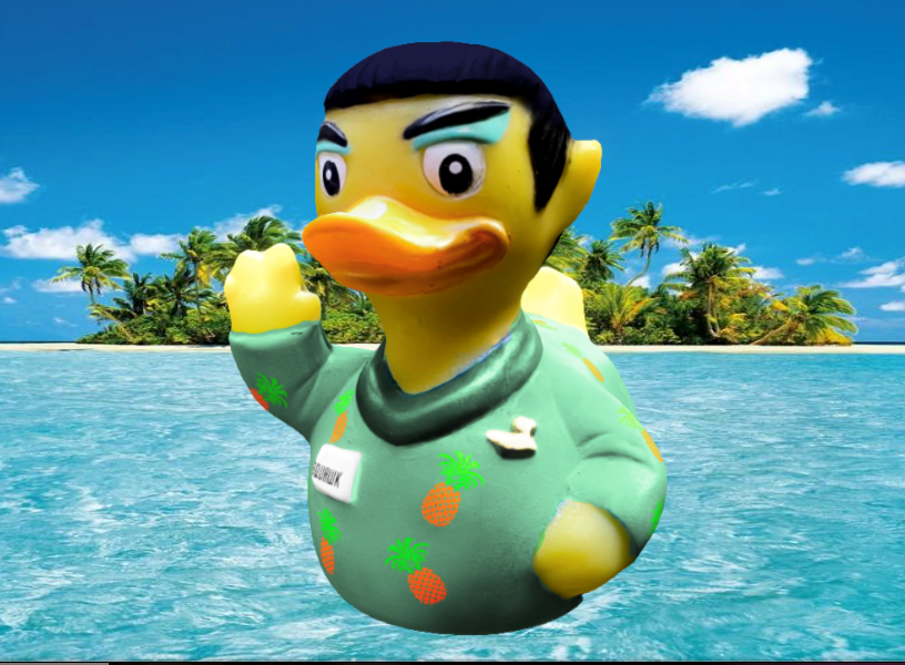 Tropical Squawk Limited Edition Rubber Duck