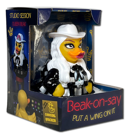 Beak-on-say - "Put a Wing on It" Rubber Duck