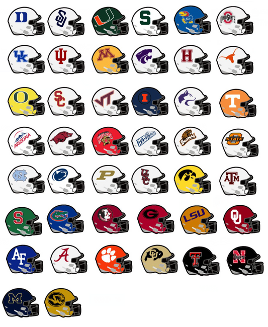 College - Team Helmets Silicone Focal