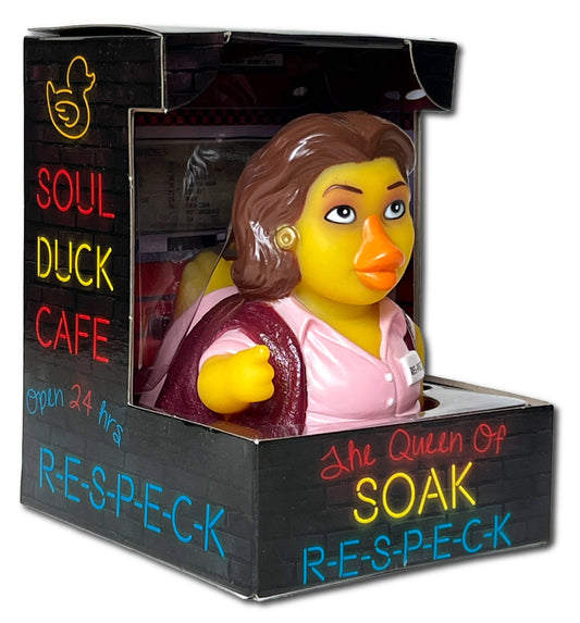 Queen of Soak – R-E-S- PECK Bath Toy Rubber Duck