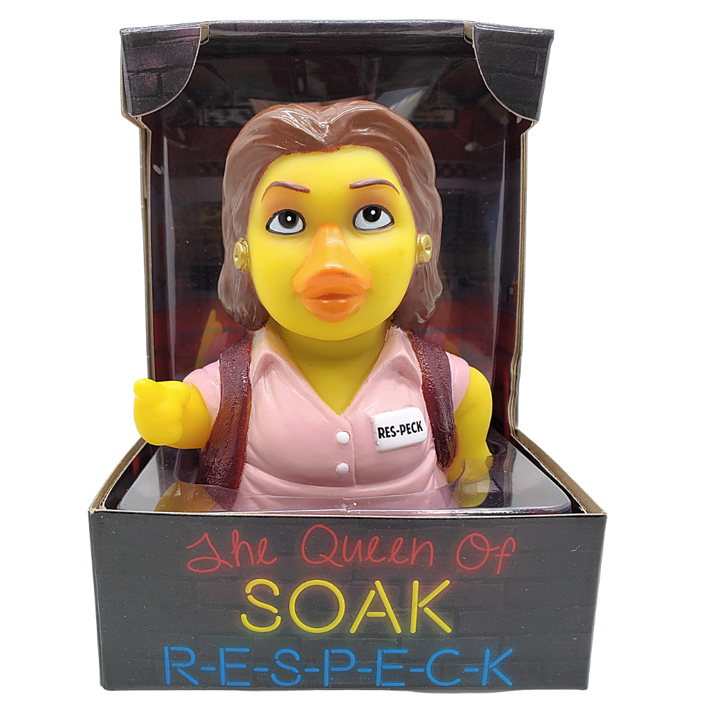 Queen of Soak – R-E-S- PECK Bath Toy Rubber Duck