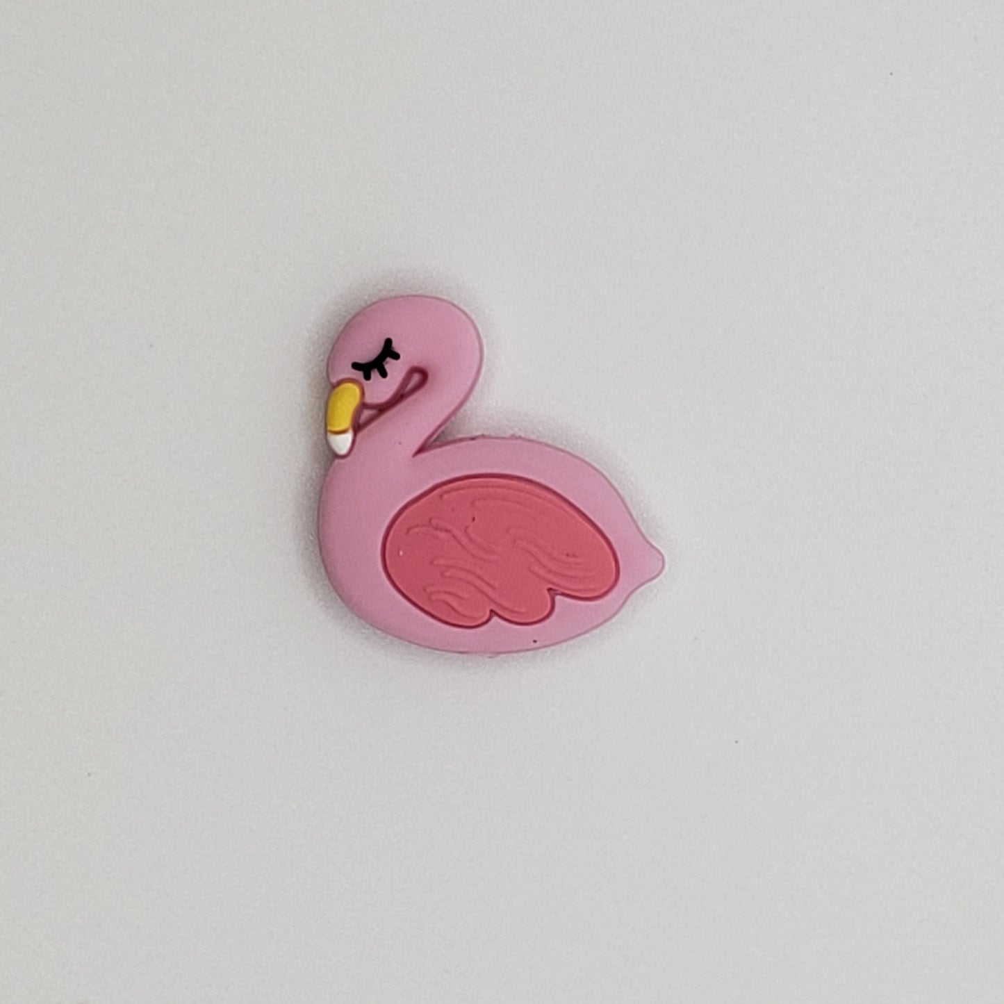 Animal - Bird - Flamingo Pink Silicone Focal