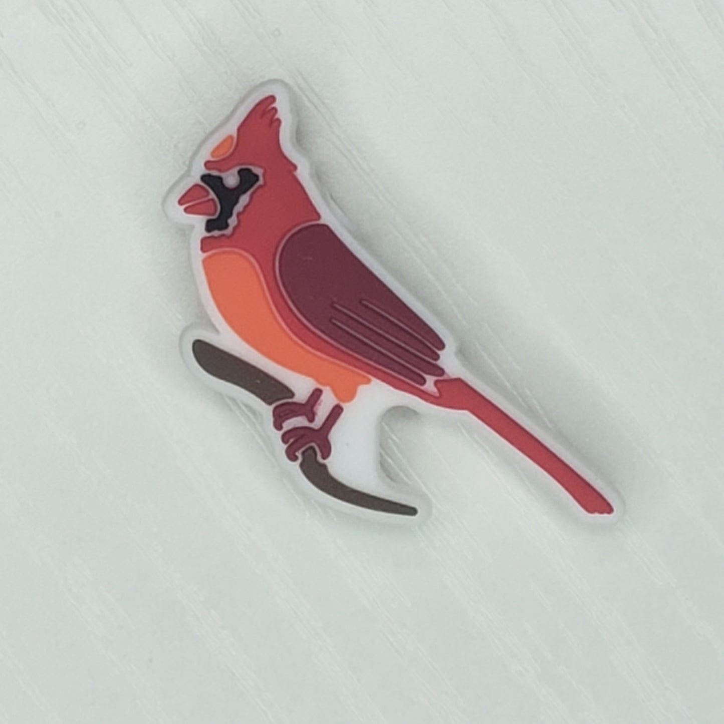 Animal - Bird - Cardinal Silicone Focal