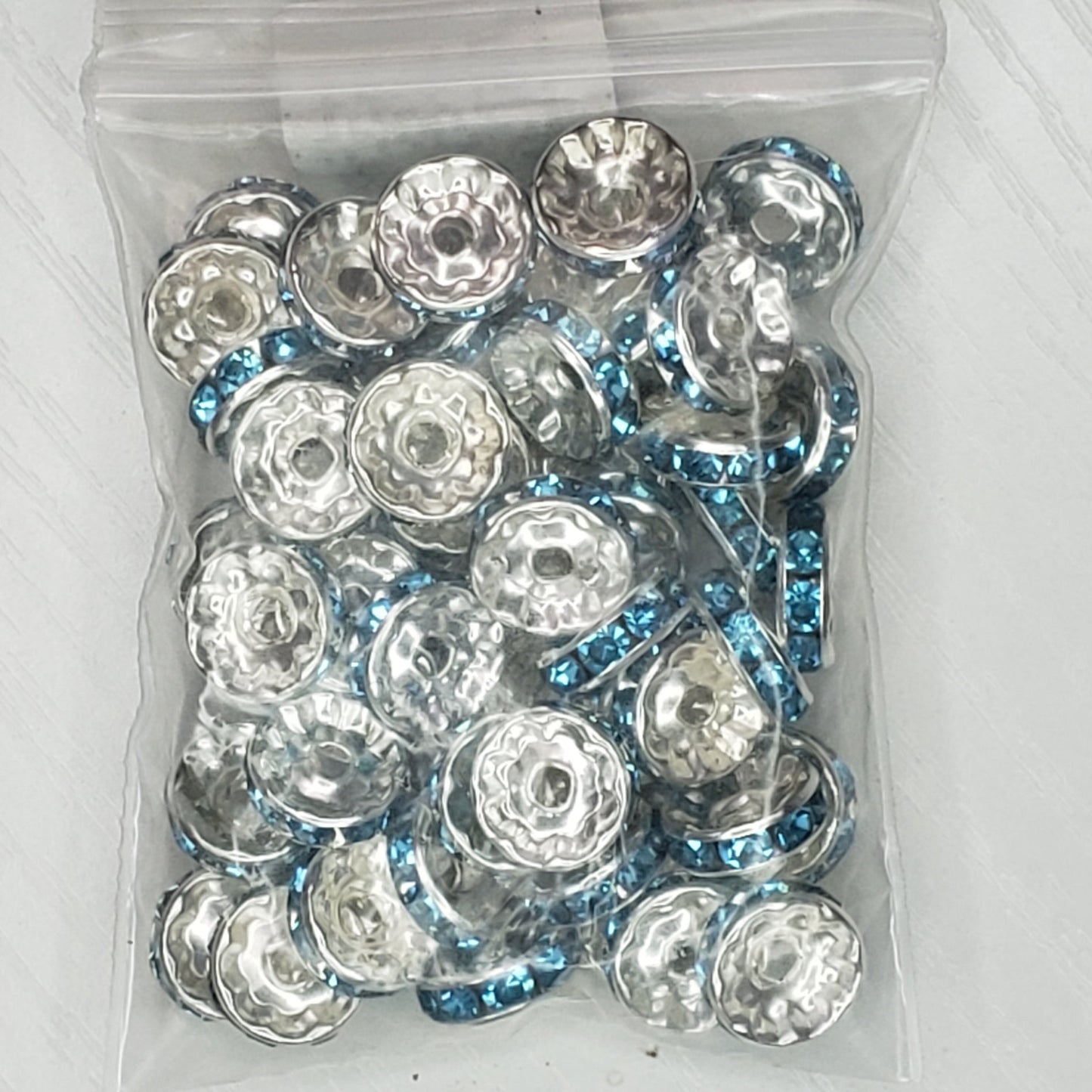 Rondelle 12mm Spacer Beads - 10 Count