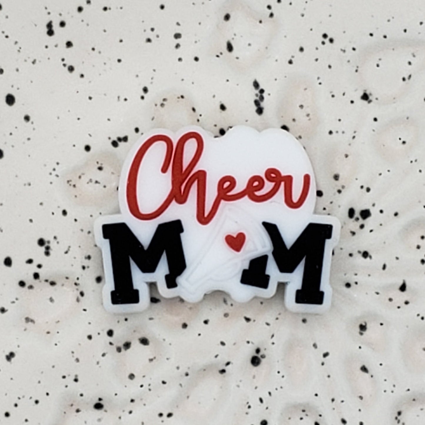 Mom - Cheer Mom Silicone Focal