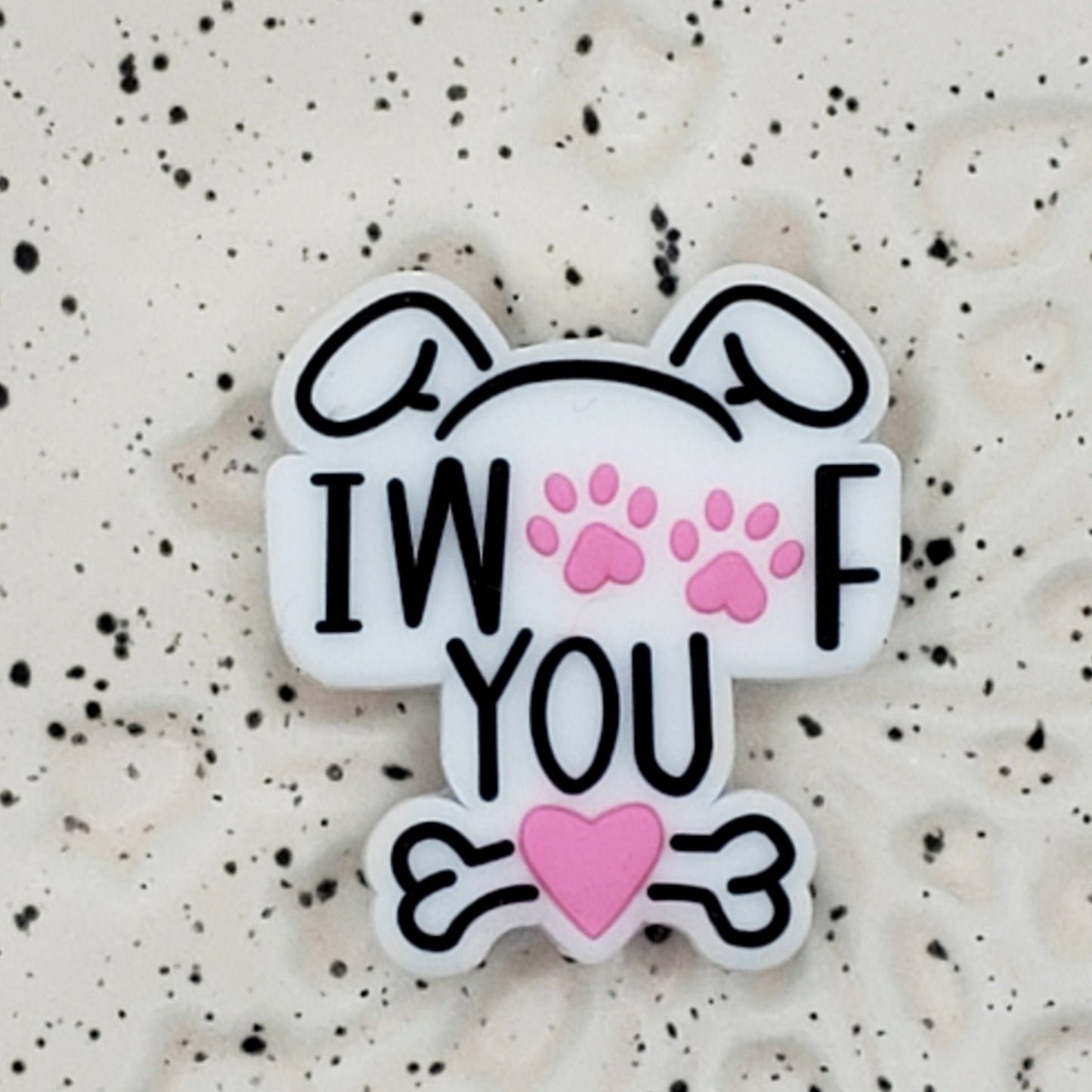 Animal - Dog - I Woof You Silicone Focal